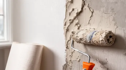 Tapeta z włókna szklanego zamiast gładzi